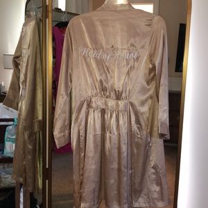 MAID OF HONOR ROBE CHAMPAGNE